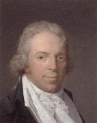 unknow artist Portrait of a man,head and shoulders,wearing a grey jacket and a white cravat oil painting